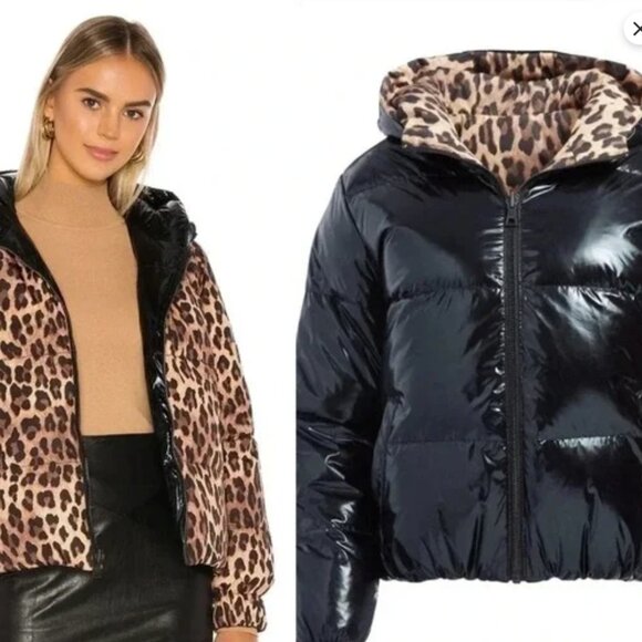 Alice and Olivia Reversible Puffer Jacket - Picture 1 of 5